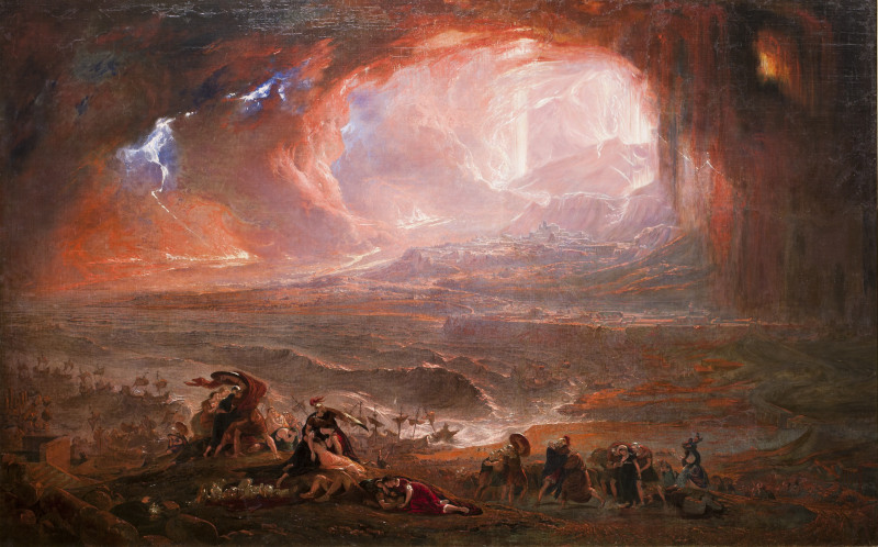 The Destruction of Pompei and Herculaneum by John Martin